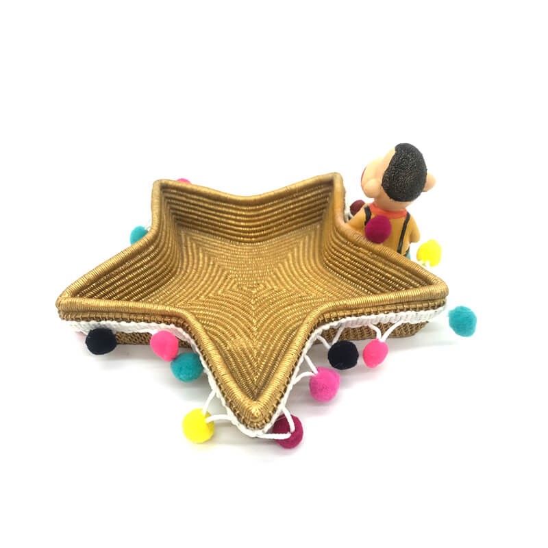 PLATEAU AVEC PIECE DECORATIVE EN RESINE - RAMADHAN-