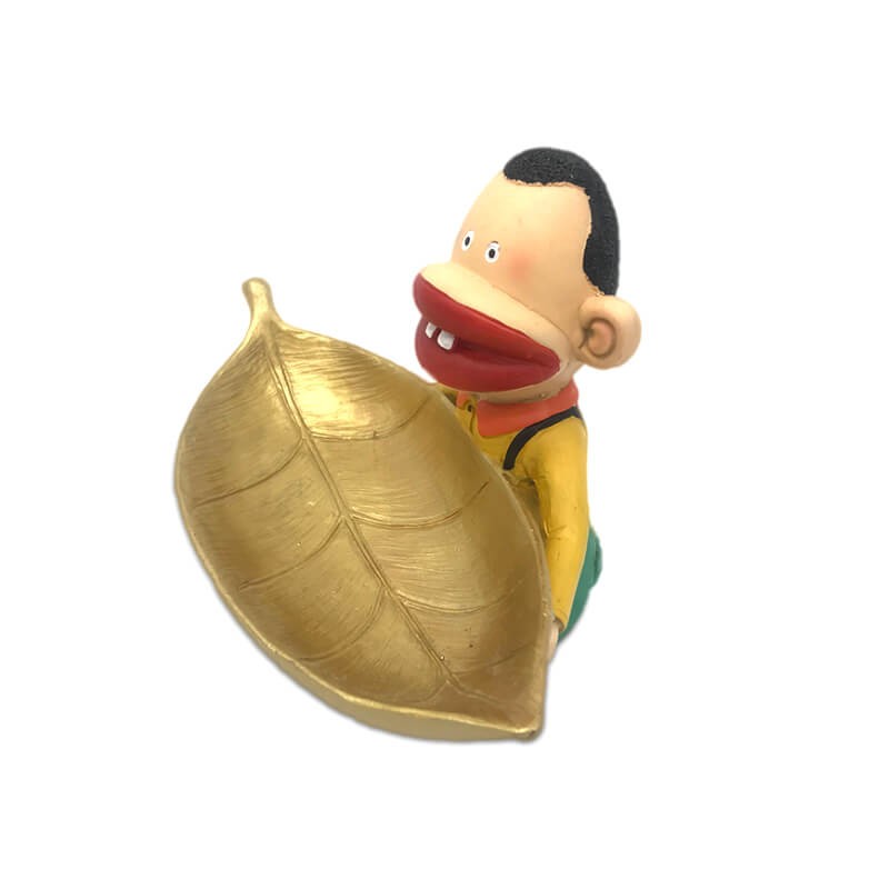 PLATEAU AVEC PIECE DECORATIVE EN RESINE -RAMADHAN-