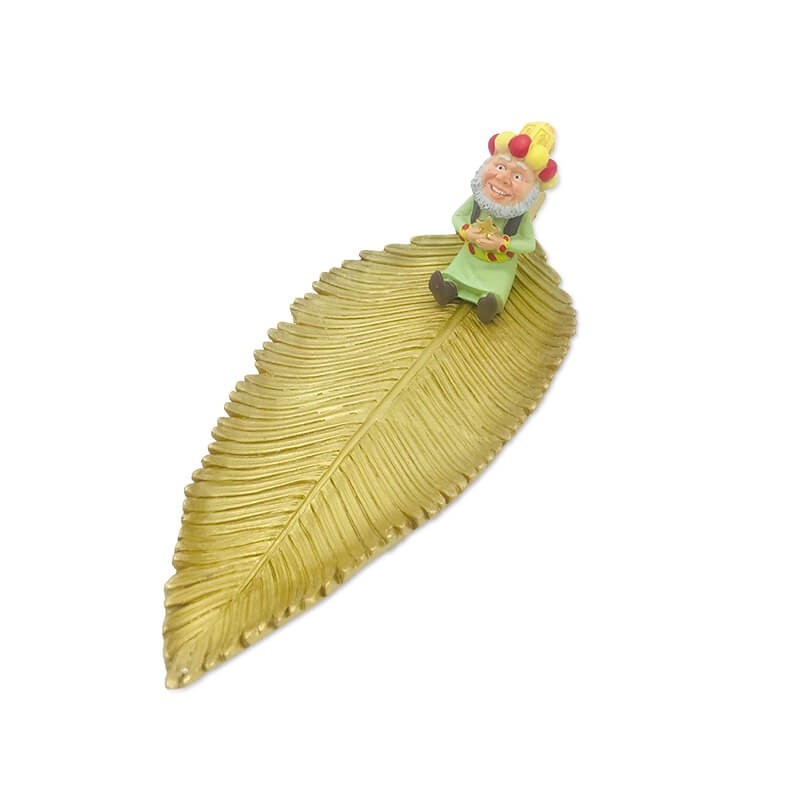 PLATEAU AVEC PIECE DECORATIVE EN RESINE - RAMADHAN-