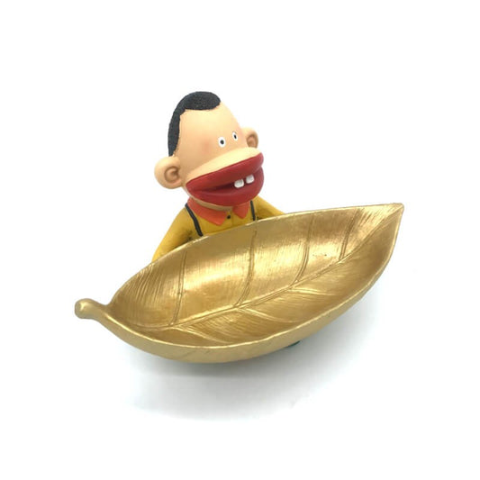 PLATEAU AVEC PIECE DECORATIVE EN RESINE -RAMADHAN-