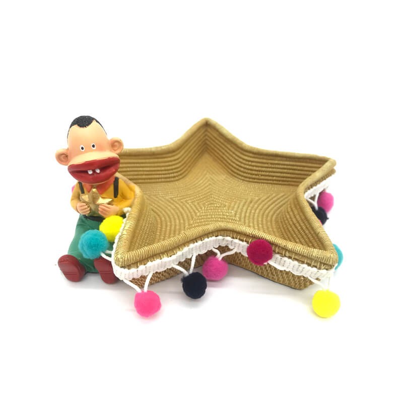 PLATEAU AVEC PIECE DECORATIVE EN RESINE - RAMADHAN-