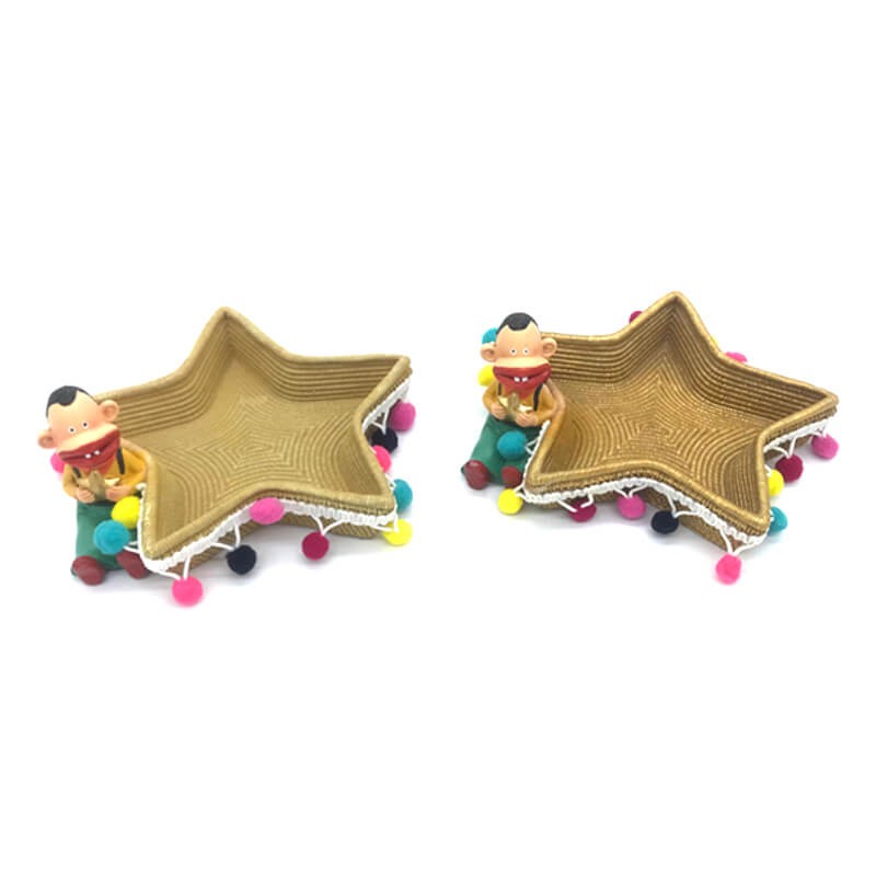 PLATEAU AVEC PIECE DECORATIVE EN RESINE - RAMADHAN-