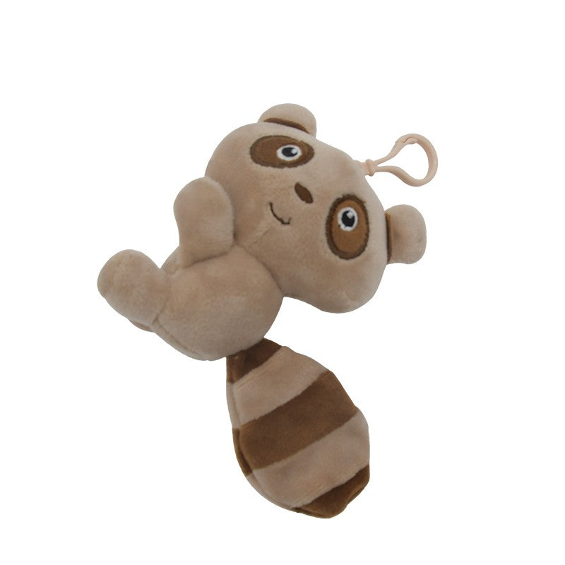 PORTE CLÉS MOTIF ÉCUREUIL-BEIGE