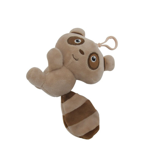 PORTE CLÉS MOTIF ÉCUREUIL-BEIGE