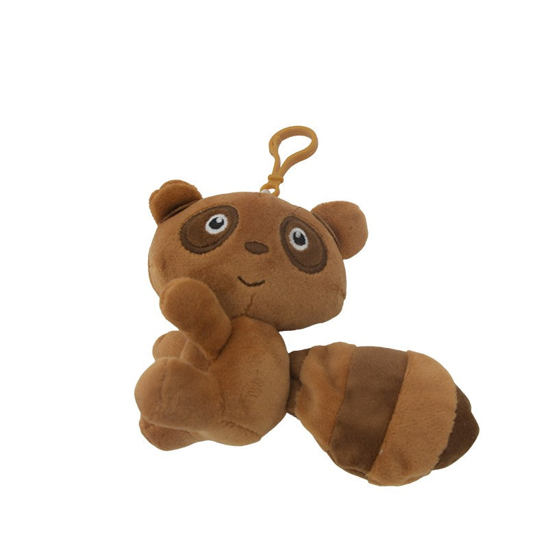 PORTE CLÉS MOTIF ÉCUREUIL-MARRON