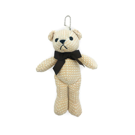 PORTE CLÉS MOTIF TEDDY BEAR-BLANC