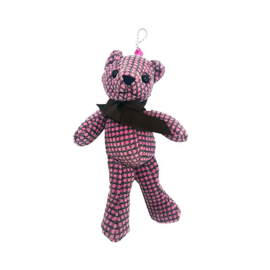 PORTE CLÉS MOTIF TEDDY BEAR-MAUVE