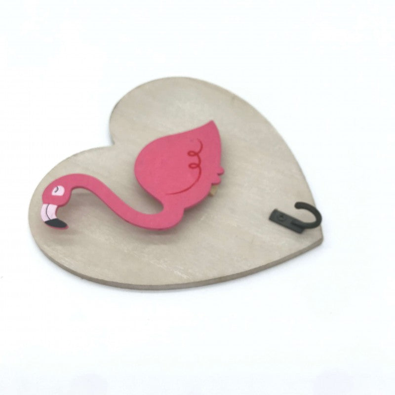 PORTE MANTEAUX DESIGN FLAMMANT ROSE
