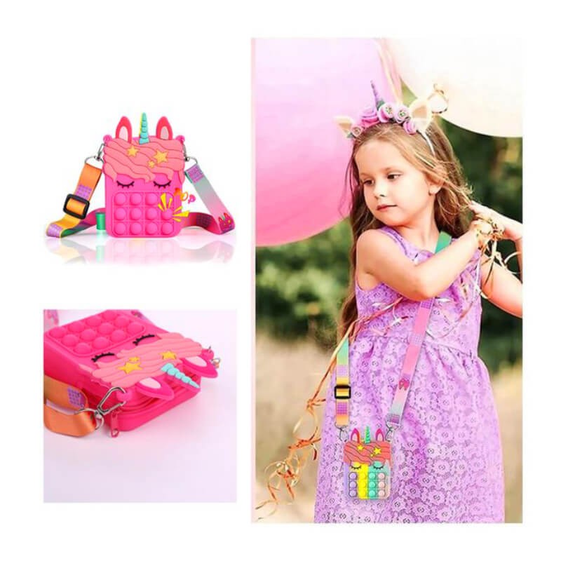 SAC A MAIN LICORNES A BANDOULIERE POP IT