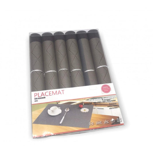 SERIE DE 6 PCS SOUS-PLAT DE TABLE