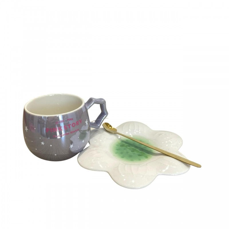 SET MUG CÉRAMIQUE PINK STORY -170ML-