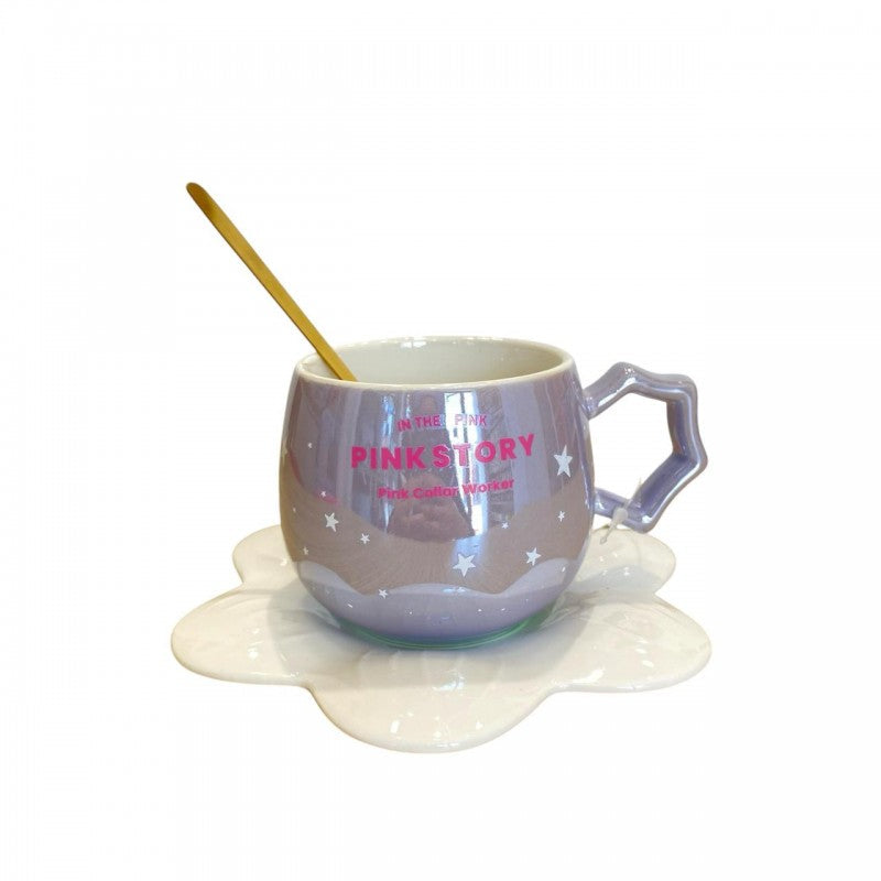 SET MUG CÉRAMIQUE PINK STORY -170ML-
