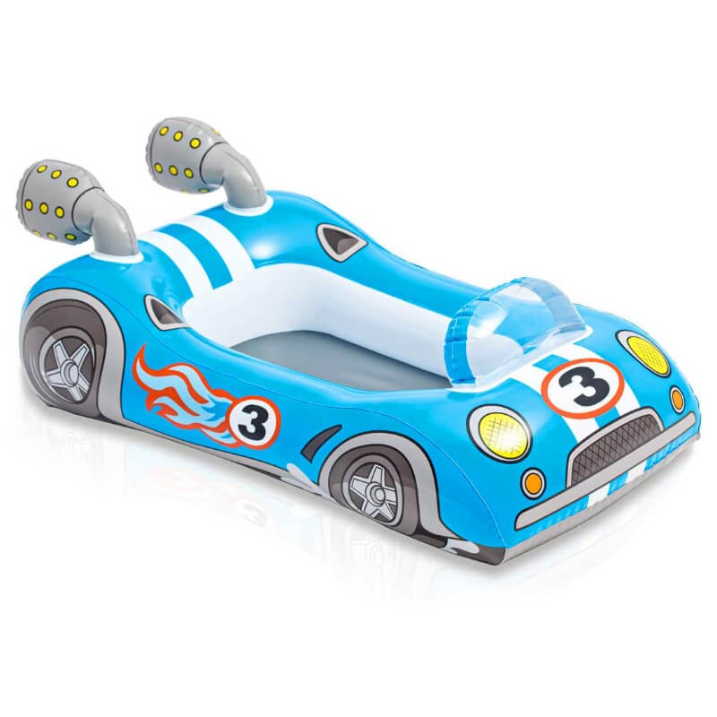 VOITURE GONFLABLE INTEX FLOTTEUR JOUET -BLUE-